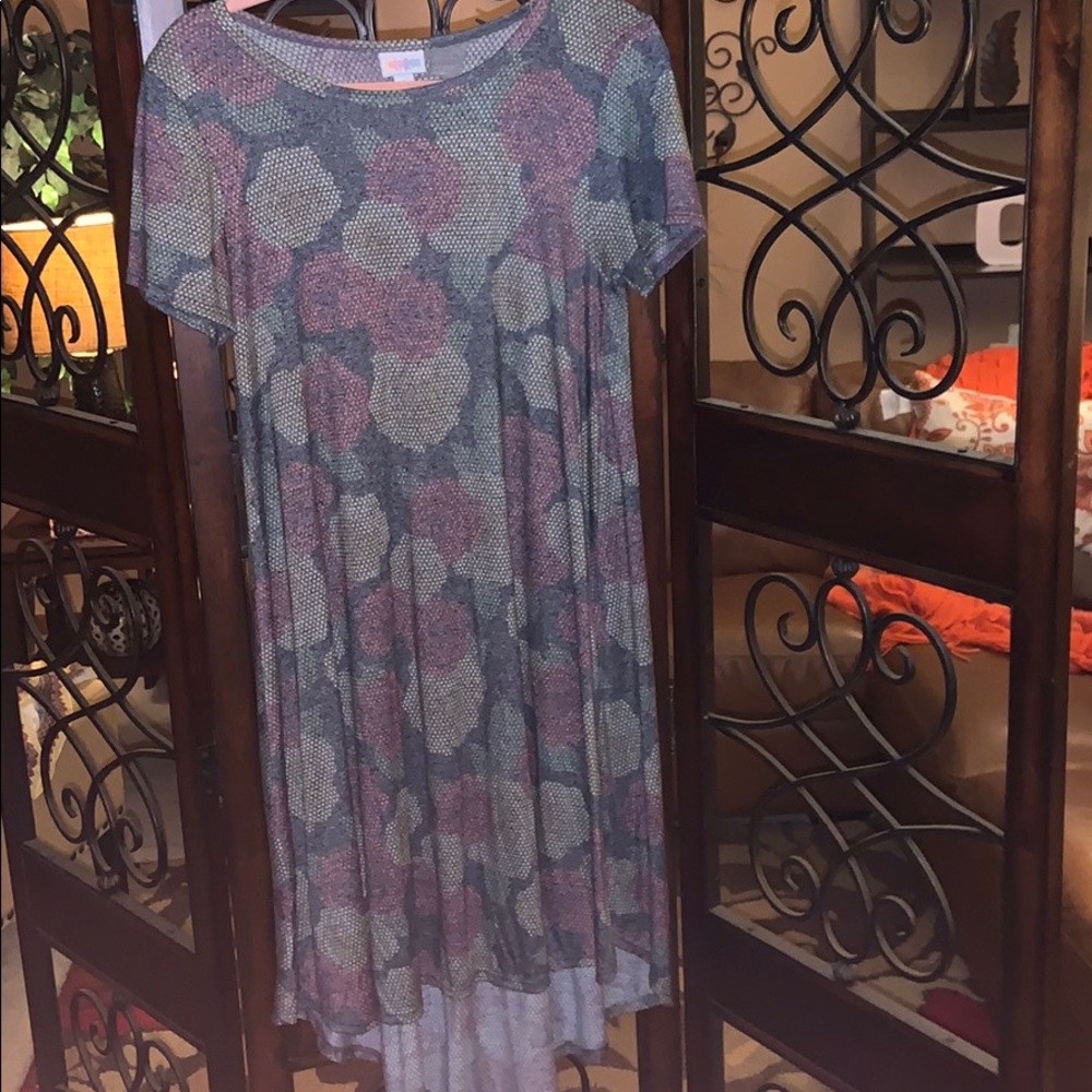 Below the knee, a dress for the fall.